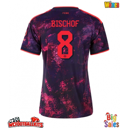 Bayern Munich Tom Bischof #8 Replica Third Stadium Shirt for Women 2026-27 Short Sleeve